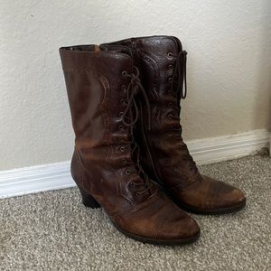 Vintage Matisse Womens Brown Leather Boots Sz 8
